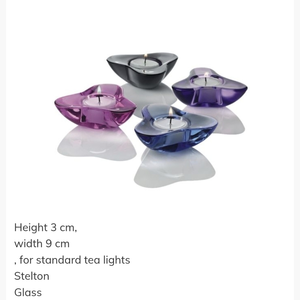 Stelton Aura Tealight Holders